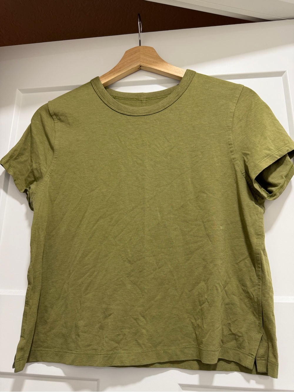 lululemon athletica Olive Green Crop Top